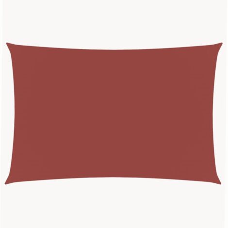 vidaXL Parasole a Vela Oxford Rettangolare 2x5 m Terracotta