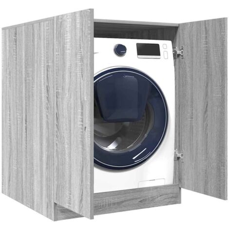 vidaXL Mobile per Lavatrice Grigio Sonoma 71x71,5x91,5 cm