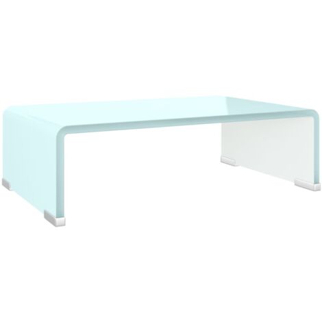 Supporto TV / Rialzo Monitor in Vetro Verde 40x25x11 cm vidaXL