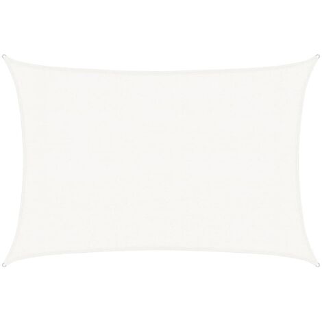vidaXL Vela Parasole 160 g/m² Bianca 3x4,5 m in HDPE