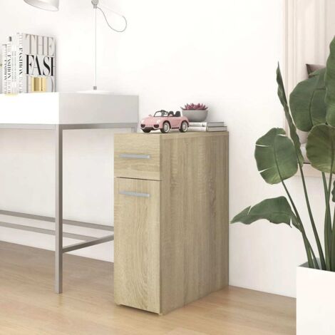 vidaXL Armadietto da Farmacia Rovere Sonoma 20x45,5x60 cm