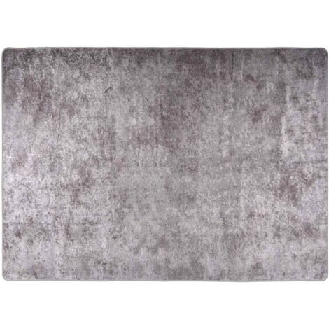 vidaXL Tappeto Lavabile 120x180 cm Grigio Antiscivolo