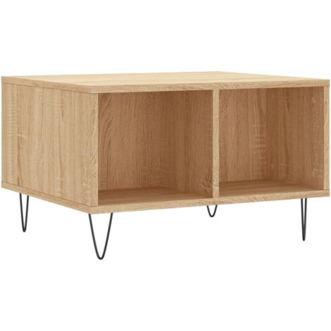 vidaXL Tavolino Salotto Rovere Sonoma 60x50x36,5 cm Legno Multistrato