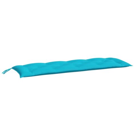 vidaXL Cuscino per Panca Turchese 150x50x7 cm in Tessuto Oxford