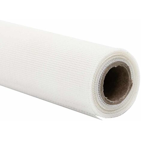 vidaXL Zanzariera a rete Bianco 60 x 1000 cm Fibra di vetro