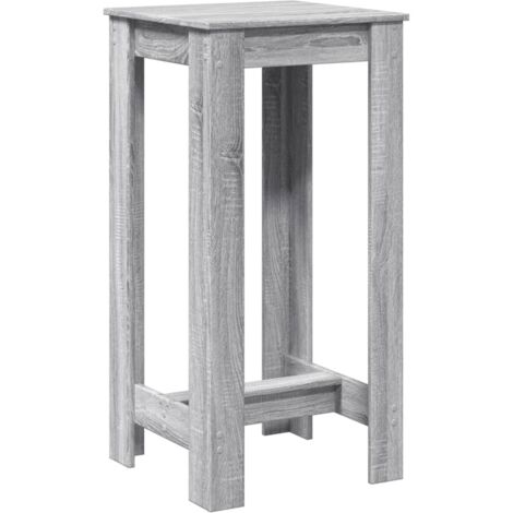 vidaXL Tavolo da Bar Grigio Sonoma 51x50x103,5 cm in Legno Multistrato