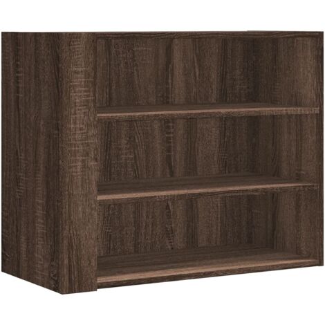 vidaXL Armadietto a Muro Rovere Marrone 75x35x60 cm in Truciolato