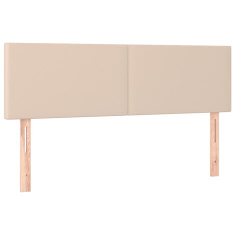 vidaXL Testiere 2 pz Cappuccino 72x5x78/88 cm in Similpelle