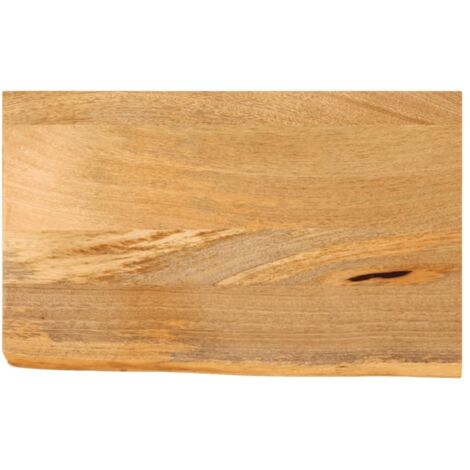 vidaXL Piano Tavolo Bordi Vivi 40x20x3,8 cm in Legno Massello di Mango