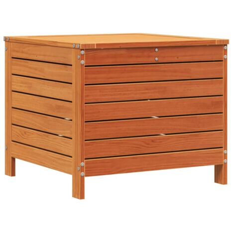 vidaXL Poggiapiedi Giardino Marrone Cera 62x63,5x53,5 cm Massello Pino (1/5)