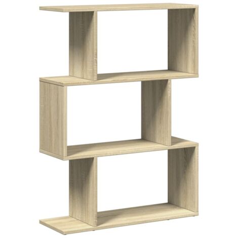 vidaXL Libreria Divisorio 3 Ripiani Sonoma 70x24x97 cm in Truciolato