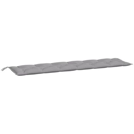 vidaXL Cuscino per Panca Grigio 200x50x7 cm in Tessuto Oxford