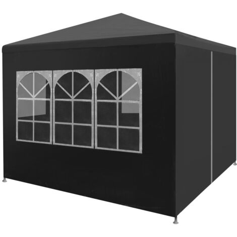 vidaXL Tendone per Feste 3x3 m Antracite