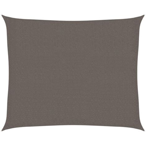 vidaXL Vela Parasole 160 g/m² Antracite 2,5x3 m in HDPE