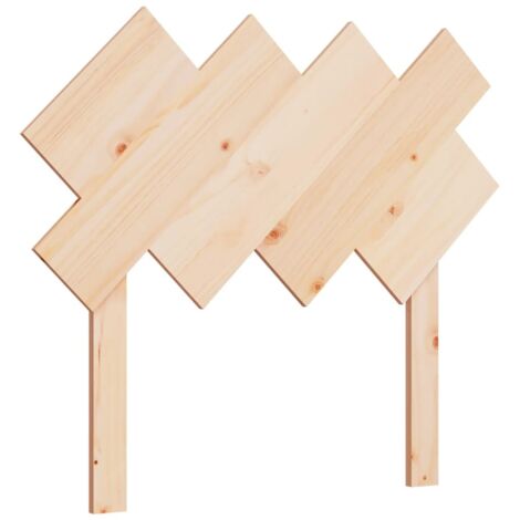 vidaXL Testiera per Letto 92x3x81 cm in Legno Massello di Pino (1/5)