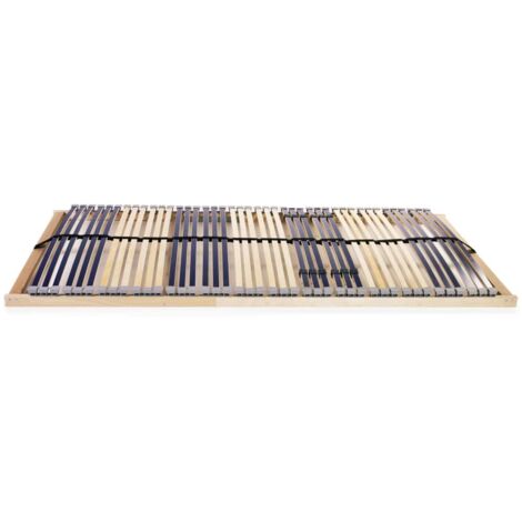 vidaXL Rete a Doghe 7 Zone senza Materasso con 42 Doghe 120x200 cm