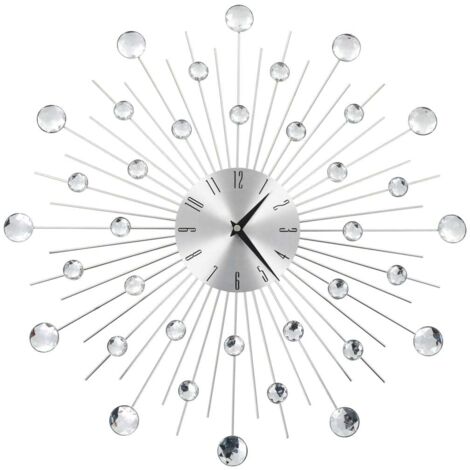 vidaXL Orologio da Parete con Movimento al Quarzo Design Moderno 50 cm