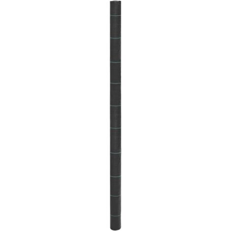 vidaXL Membrana Antierbacce Nera 2x10 m in PP