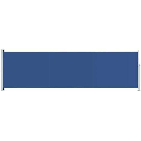 vidaXL Tenda da Sole Laterale Retrattile per Patio 180x600 cm Blu