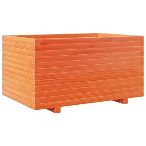 vidaXL Fioriera Giardino Marrone Cera 90x60x49,5cm Legno Massello Pino (1/5)