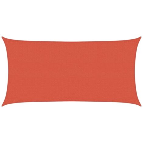 vidaXL Vela Parasole 160 g/m² Terracotta 3x6 m in HDPE