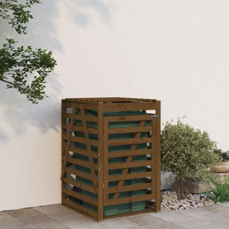 vidaXL Copribidone Ambra 84x90x128,5 cm in Legno Massello di Pino