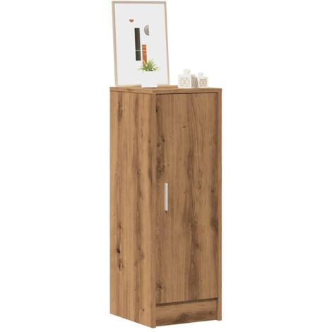 vidaXL Scarpiera Rovere Artigianale 32x35x92 cm in Legno Multistrato