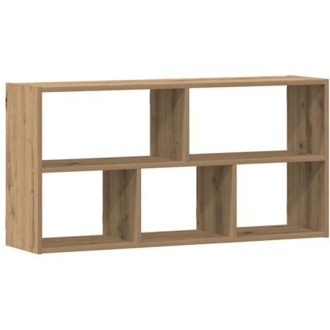 vidaXL Scaffale a Parete Rovere Artigianale 100x25x50 cm in Truciolato