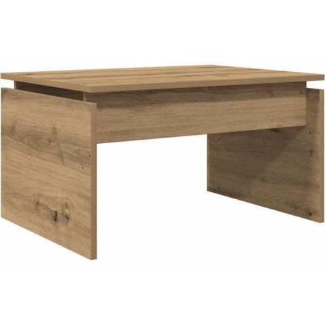 vidaXL Tavolino da Salotto Rovere Artigianale 68x50x38cm in Truciolato