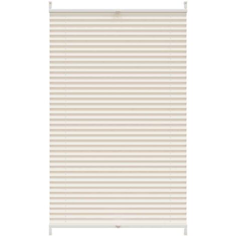vidaXL Tenda Plissettata 90x100 cm Crema
