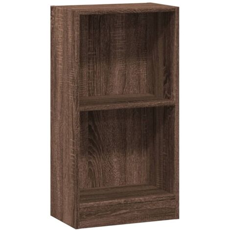 vidaXL Libreria Rovere Marrone 40x24x76 cm in Legno Multistrato