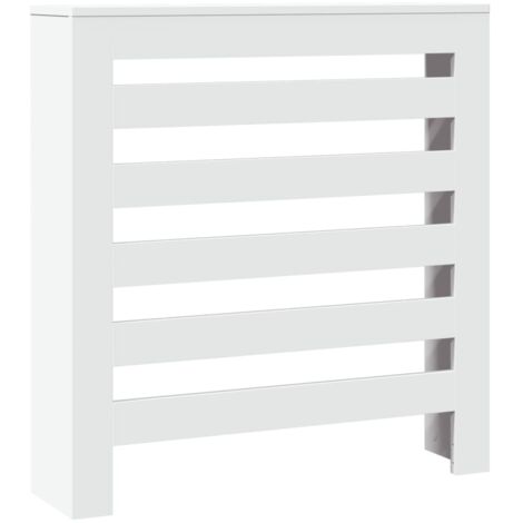 vidaXL Copertura Termosifone Bianca 78x20x82 cm Legno Multistrato