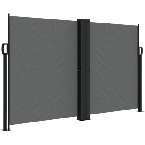 vidaXL Tenda da Sole Laterale Retrattile Antracite 140x600 cm