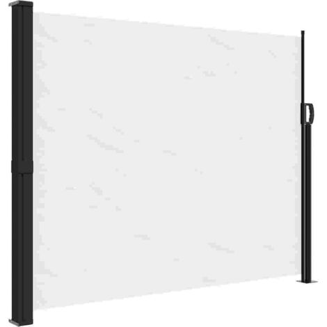vidaXL Tenda da Sole Laterale Retrattile Bianco 160x300 cm