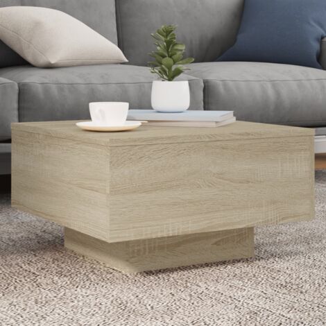vidaXL Tavolino da Salotto Rovere Sonoma 55x55x31 cm Legno Multistrato