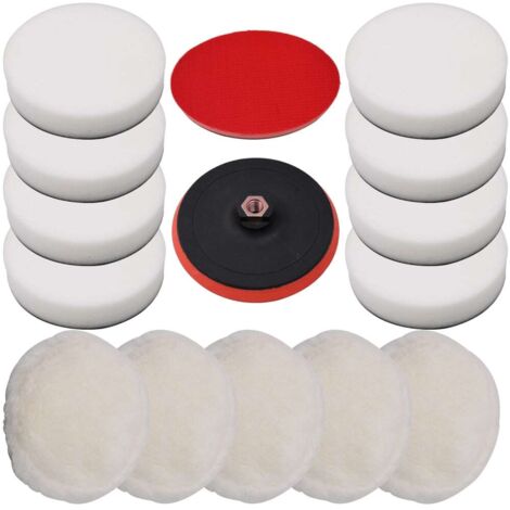 vidaXL Set Dischi di Lucidatura 14 pz 180 mm