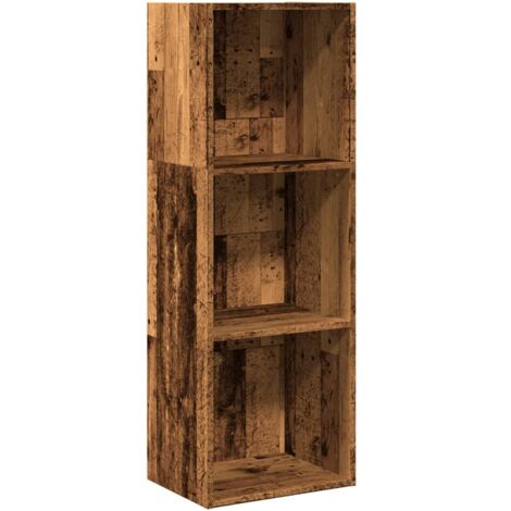 vidaXL Libreria Legno Antico 40x30x114 cm in Legno Multistrato