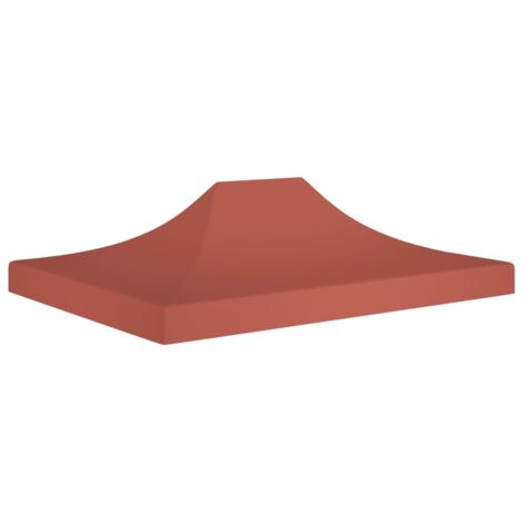 Tetto per Tendone per Feste 4x3 m Resistente ai Raggi UV vari colori colore : Terracotta