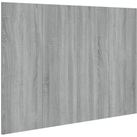 vidaXL Testiera Letto Grigio Sonoma 120x1,5x80 cm Legno Ingegnerizzato