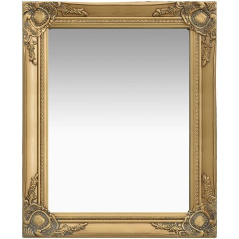 vidaXL Specchio da Parete Stile Barocco 50x60 cm Oro