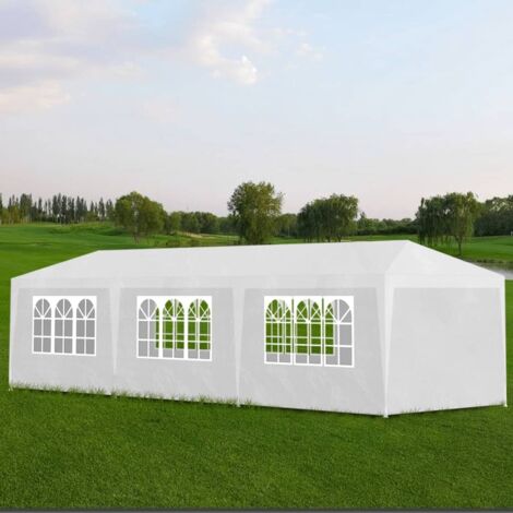 vidaXL Tenda per Feste 3x9 m Bianca