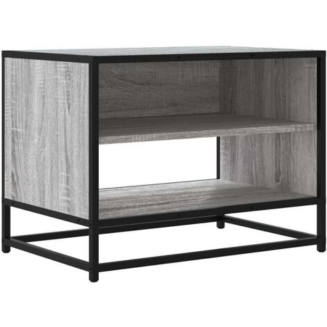 vidaXL Mobile TV Grigio Sonoma 61x40x46 cm Legno Multistrato e Metallo (1/5)