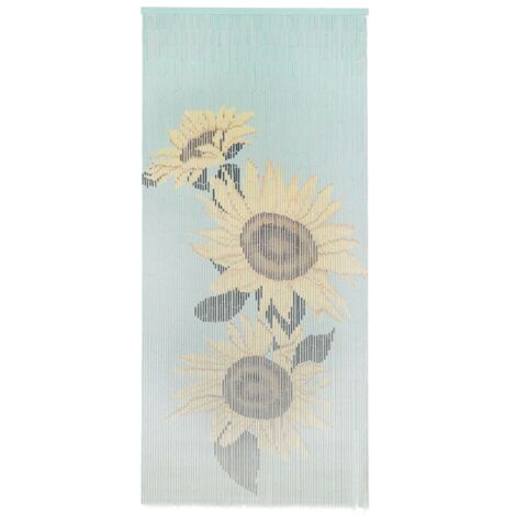 vidaXL Tenda Antimosche per Porte in Bambù 90x200 cm