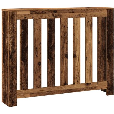 vidaXL Copertura Termosifone Legno Antico 104x20x82 Legno Multistrato
