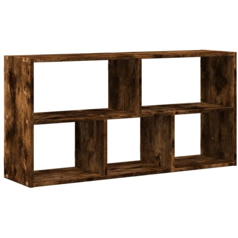 vidaXL Scaffale a Muro Rovere Fumo 100x25x50 cm in Legno Multistrato