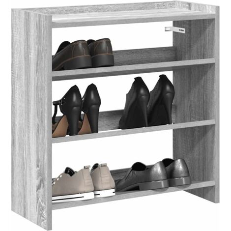 vidaXL Scarpiera Grigio Sonoma 60x25x62 cm in Legno Multistrato (1/5)