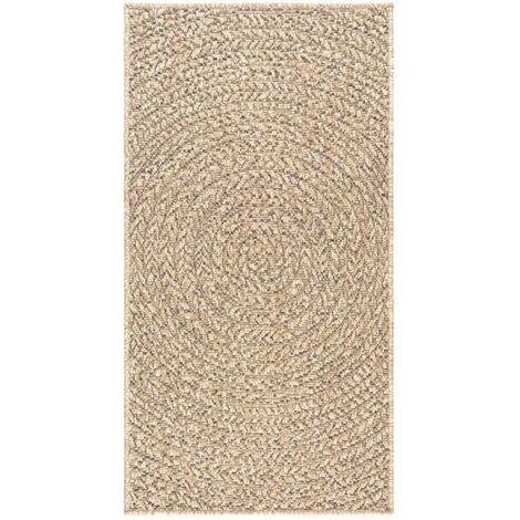 vidaXL Tappeto ZIZUR 60x110 cm Aspetto Iuta per Interni ed Esterni