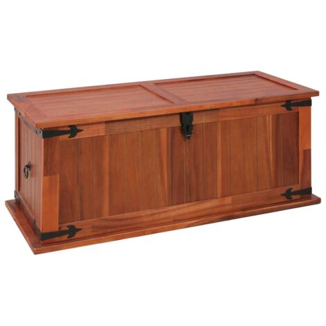 Cassapanca 90x45x40 cm in Legno Massello di Acacia vidaXL