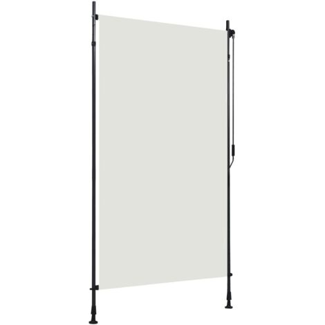 vidaXL Tenda a Rullo per Esterni 120x270 cm Crema (1/5)