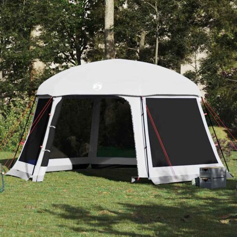 vidaXL Tenda da piscina con Patta Rimovibile&Pareti in Rete 512x458 cm